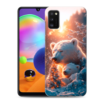 Силиконовый чехол на Samsung Galaxy A41 с принтом Новый год Силиконовый чехол на Samsung Galaxy A41 с принтом Новый год