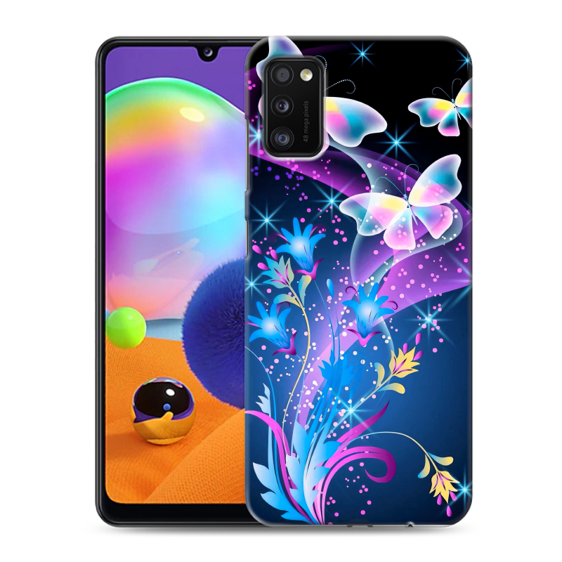 Силиконовый чехол на Samsung Galaxy A41 с принтом Бабочки Силиконовый чехол на Samsung Galaxy A41 с принтом Бабочки