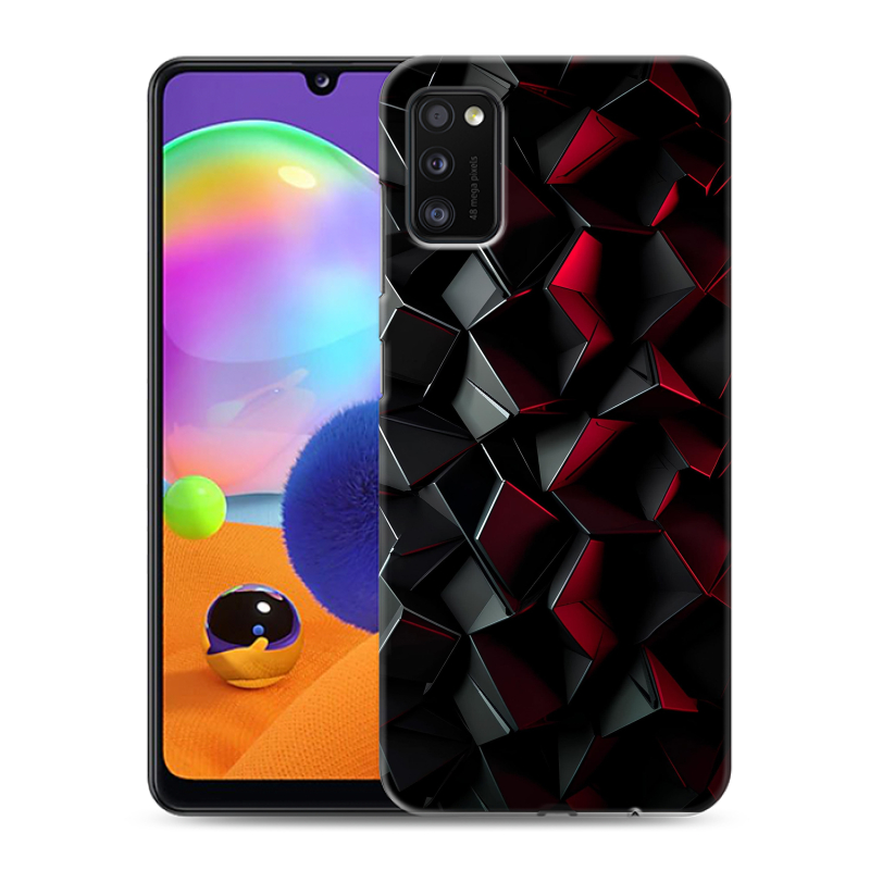Силиконовый противоударный чехол на Samsung Galaxy A41 с принтом Абстракция Силиконовый противоударный чехол на Samsung Galaxy A41 с принтом Абстракция