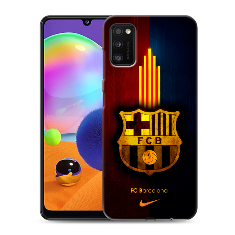 Силиконовый противоударный чехол на Samsung Galaxy A41 с принтом Барселона Barcelona Силиконовый противоударный чехол на Samsung Galaxy A41 с принтом Барселона Barcelona