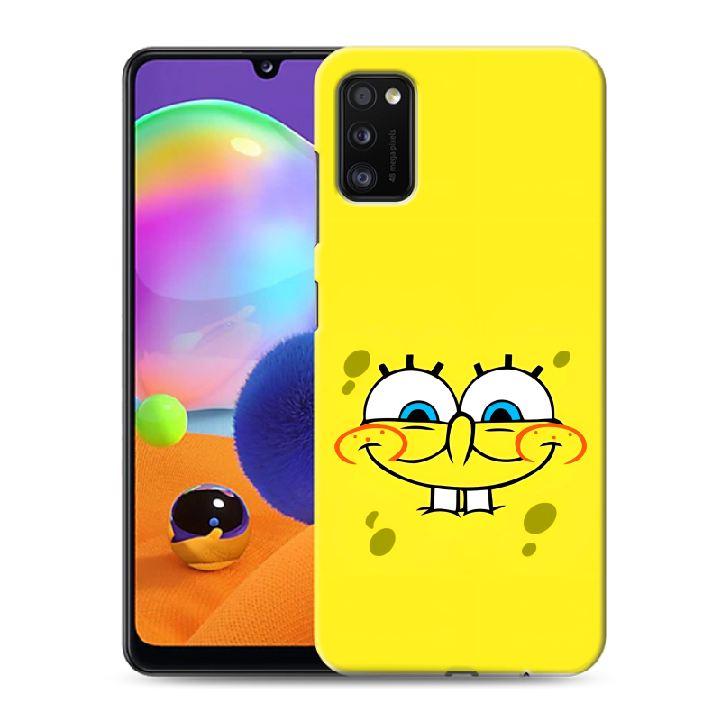 Силиконовый чехол на Samsung Galaxy A41 с принтом спанчбоб спанч боб Силиконовый чехол на Samsung Galaxy A41 с принтом спанчбоб спанч боб