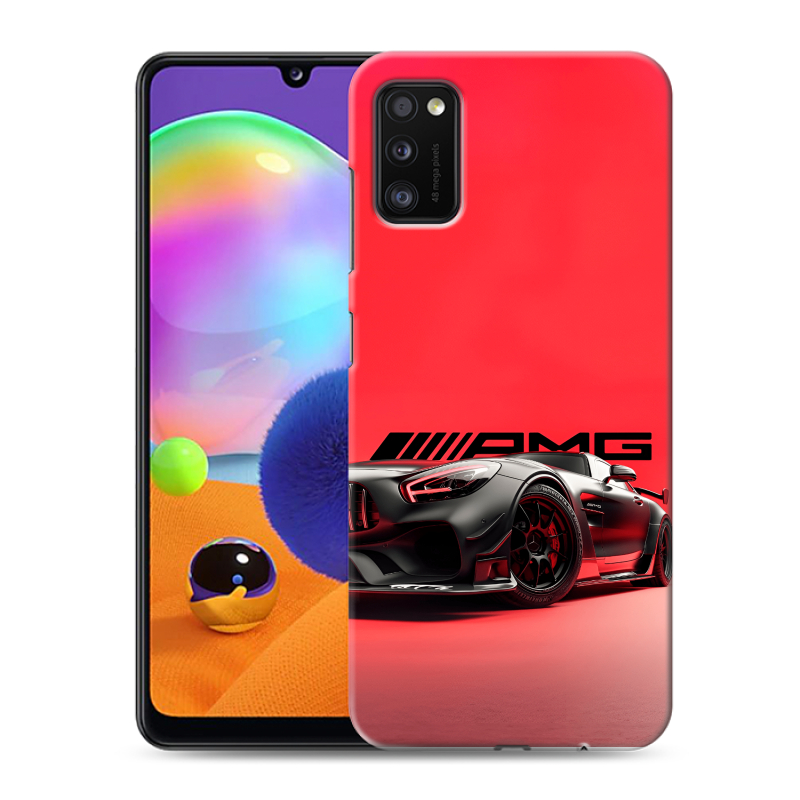 Силиконовый чехол на Samsung Galaxy A41 с принтом Мерседес Mercedes AMG Силиконовый чехол на Samsung Galaxy A41 с принтом Мерседес Mercedes AMG