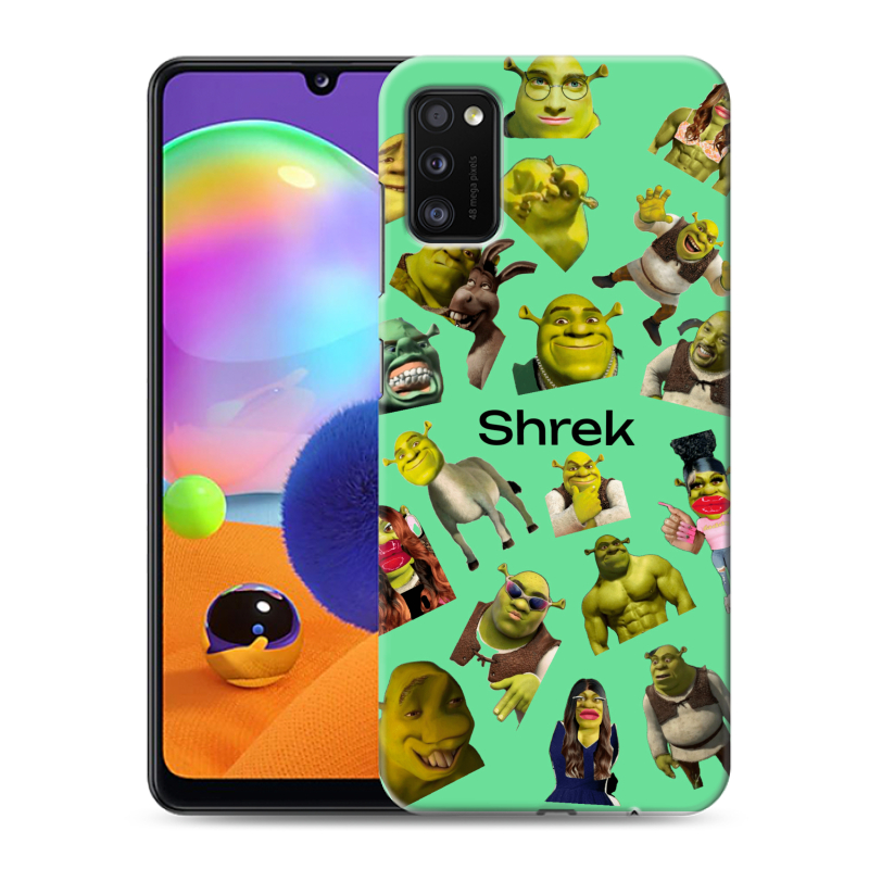 Силиконовый чехол на Samsung Galaxy A41 с принтом Шрек Shrek Силиконовый чехол на Samsung Galaxy A41 с принтом Шрек Shrek