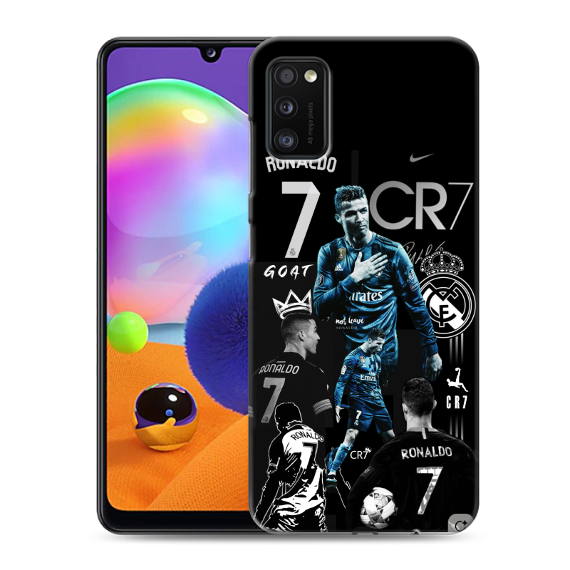Силиконовый чехол на Samsung Galaxy A41 с принтом Реал Роналдо Силиконовый чехол на Samsung Galaxy A41 с принтом Реал Роналдо