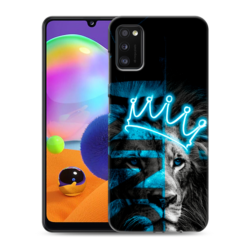 Силиконовый противоударный чехол на Samsung Galaxy A41 с принтом Король лев Силиконовый противоударный чехол на Samsung Galaxy A41 с принтом Король лев