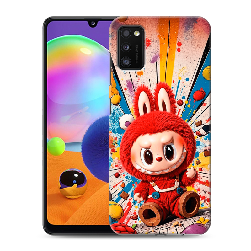 Силиконовый чехол на Samsung Galaxy A41 с принтом Labubu Лабубу Силиконовый чехол на Samsung Galaxy A41 с принтом Labubu Лабубу