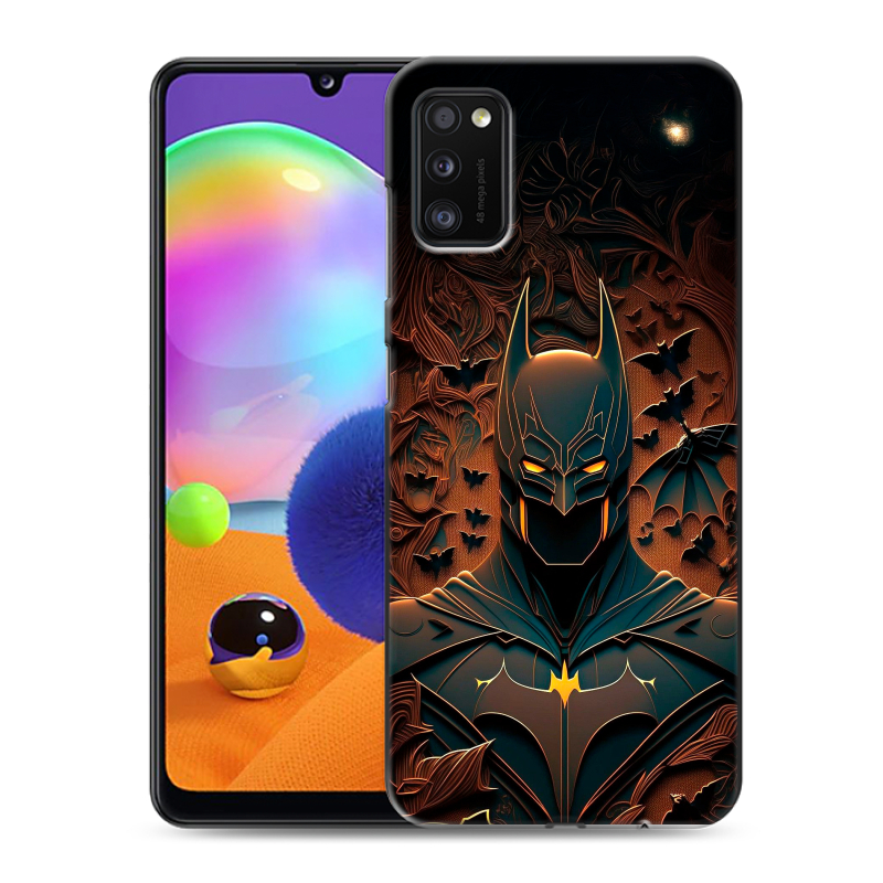 Силиконовый чехол на Samsung Galaxy A41 с принтом Batman Бэтмен Силиконовый чехол на Samsung Galaxy A41 с принтом Batman Бэтмен
