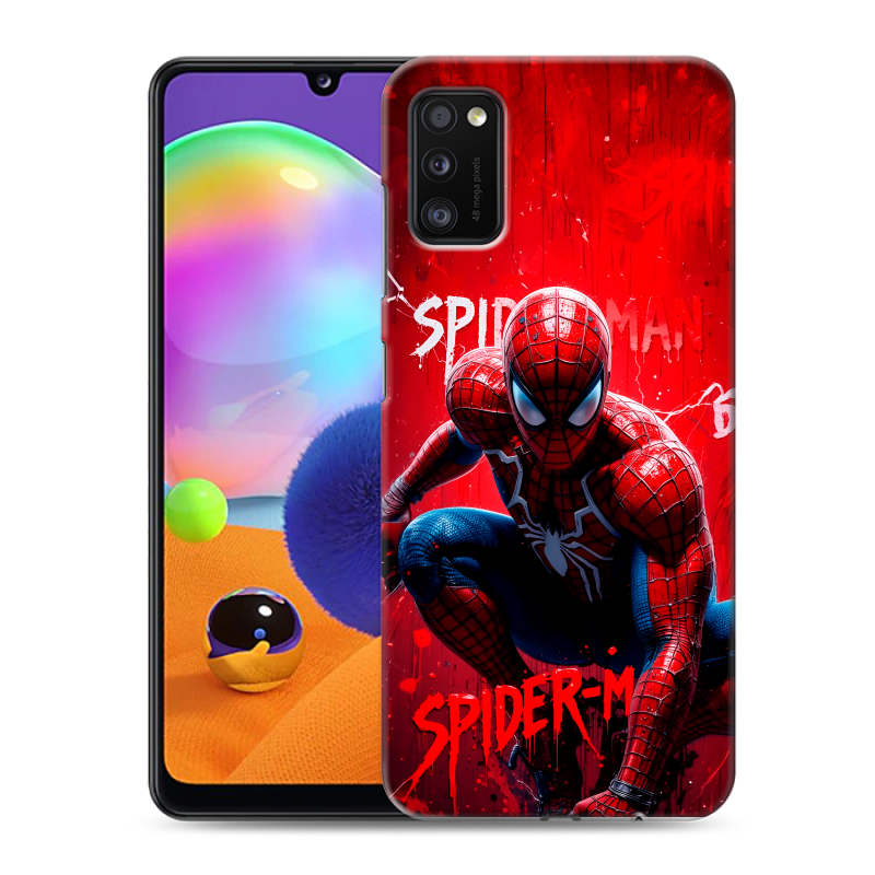 Силиконовый чехол на Samsung Galaxy A41 с принтом Spiderman Человек паук Силиконовый чехол на Samsung Galaxy A41 с принтом Spiderman Человек паук