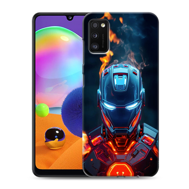 Силиконовый чехол на Samsung Galaxy A41 с принтом IronMan Железный человек Силиконовый чехол на Samsung Galaxy A41 с принтом IronMan Железный человек