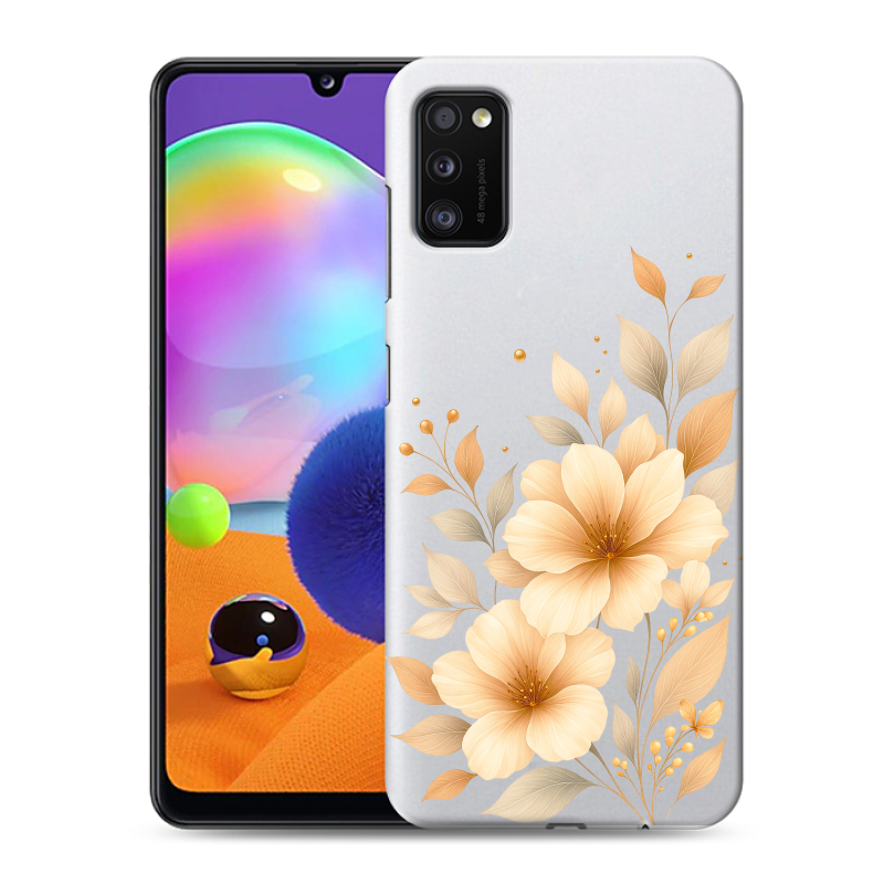 Силиконовый противоударный чехол на Samsung Galaxy A41 с принтом для девушки Силиконовый противоударный чехол на Samsung Galaxy A41 с принтом для девушки