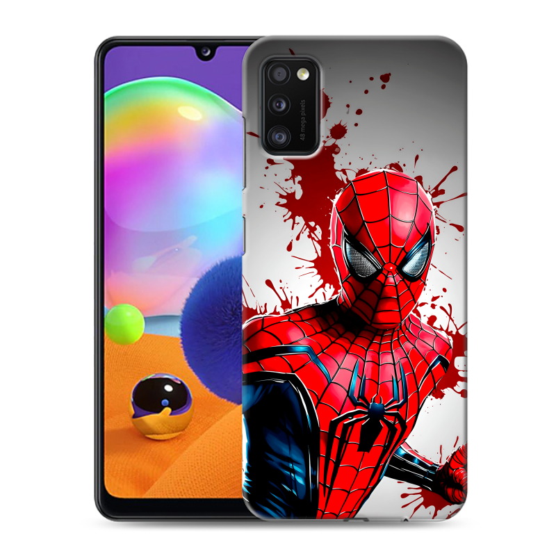 Силиконовый чехол на Samsung Galaxy A41 с принтом Spiderman Человек паук Силиконовый чехол на Samsung Galaxy A41 с принтом Spiderman Человек паук
