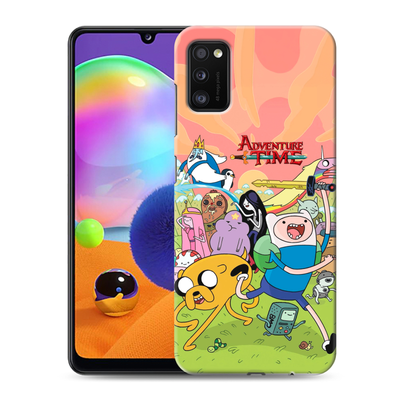 Силиконовый чехол на Samsung Galaxy A41 с принтом Adventure time Время приключений Силиконовый чехол на Samsung Galaxy A41 с принтом Adventure time Время приключений