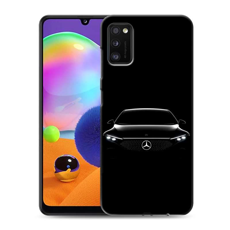 Силиконовый противоударный чехол на Samsung Galaxy A41 с принтом Mercedes Мерседес Силиконовый противоударный чехол на Samsung Galaxy A41 с принтом Mercedes Мерседес