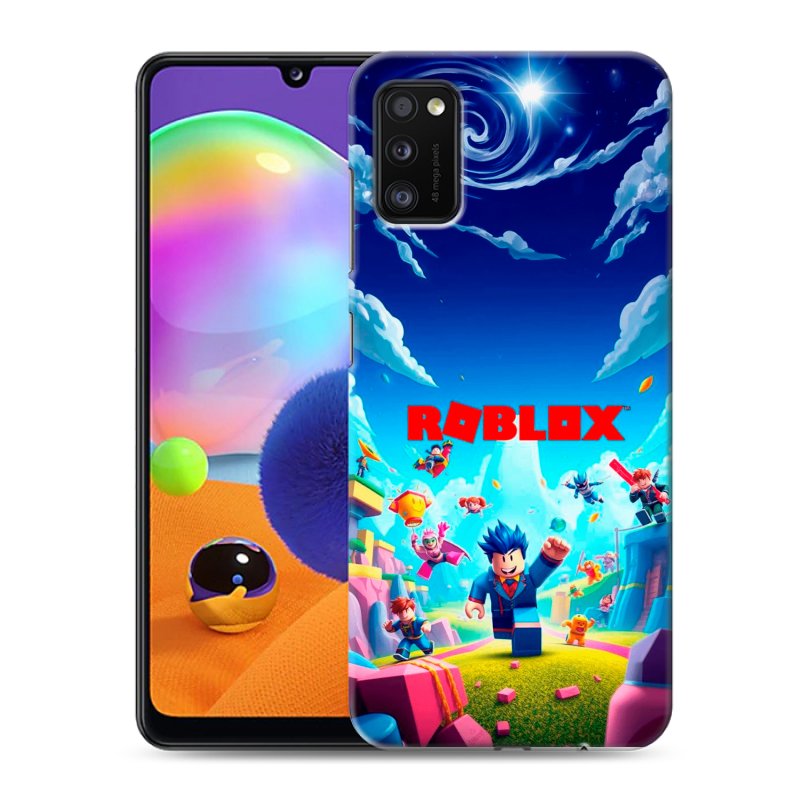 Силиконовый чехол на Samsung Galaxy A41 с принтом Roblox Роблокс Силиконовый чехол на Samsung Galaxy A41 с принтом Roblox Роблокс
