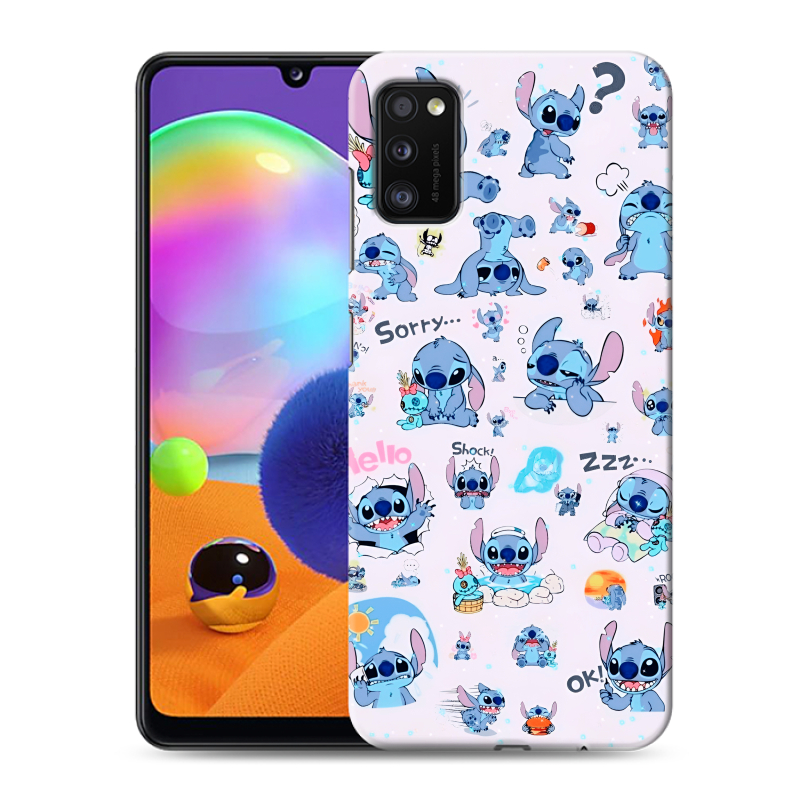 Силиконовый чехол на Samsung Galaxy A41 с принтом Лило и Стич Силиконовый чехол на Samsung Galaxy A41 с принтом Лило и Стич