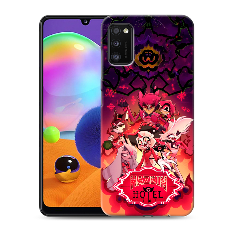 Силиконовый противоударный чехол на Samsung Galaxy A41 с принтом Hazbin Hotel Отель Хазбин Силиконовый противоударный чехол на Samsung Galaxy A41 с принтом Hazbin Hotel Отель Хазбин