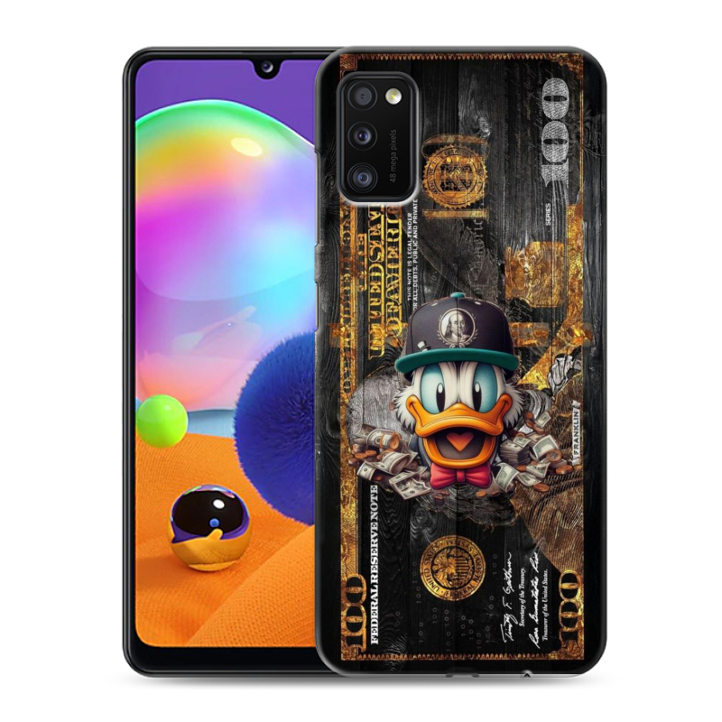 Силиконовый чехол на Samsung Galaxy A41 с принтом Дональд Дак Доллар Силиконовый чехол на Samsung Galaxy A41 с принтом Дональд Дак Доллар