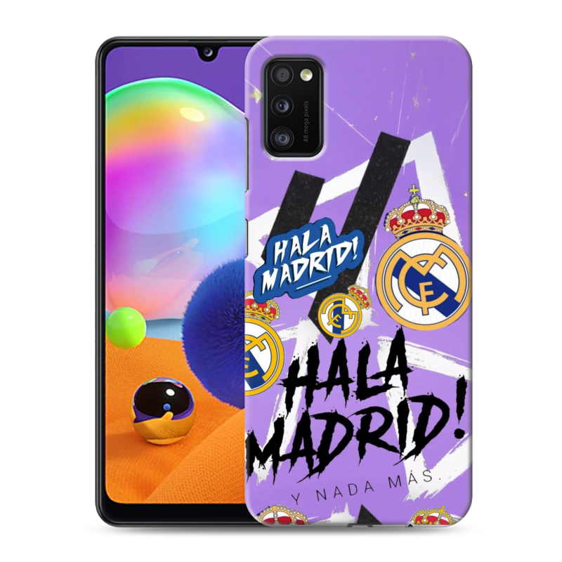 Силиконовый противоударный чехол на Samsung Galaxy A41 с принтом Real Madrid Реал Мадрид Силиконовый противоударный чехол на Samsung Galaxy A41 с принтом Real Madrid Реал Мадрид