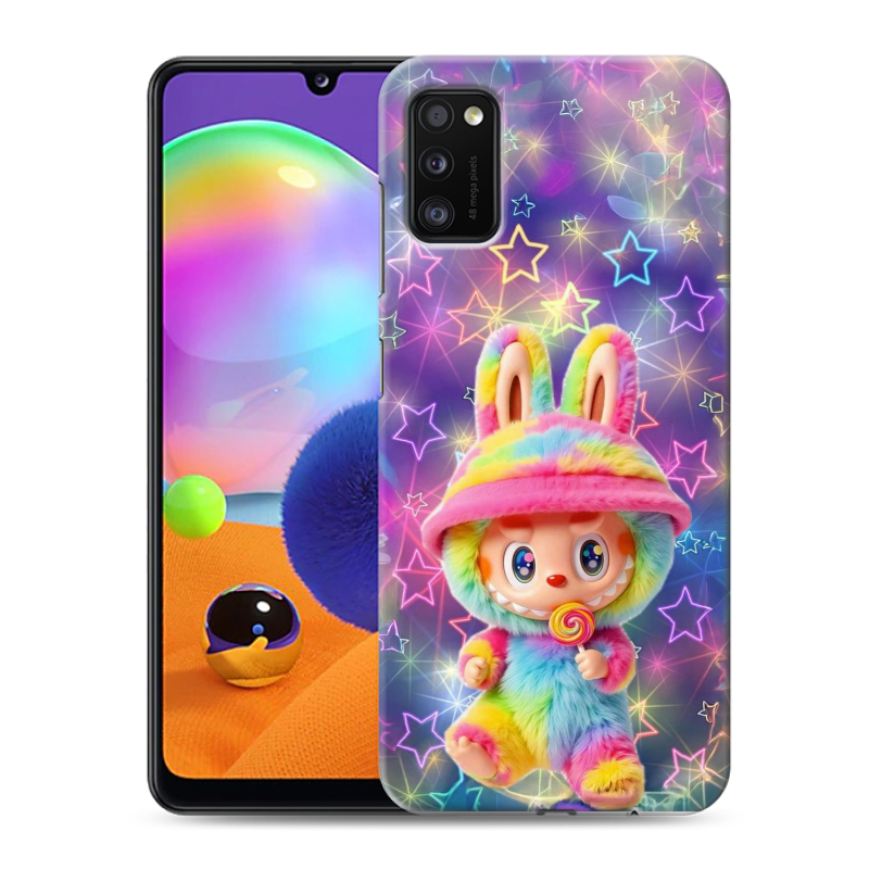 Силиконовый чехол на Samsung Galaxy A41 с принтом Labubu Лабубу Силиконовый чехол на Samsung Galaxy A41 с принтом Labubu Лабубу