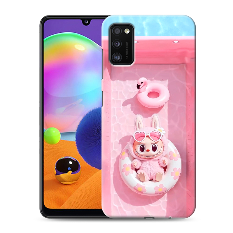 Силиконовый чехол на Samsung Galaxy A41 с принтом Labubu Лабубу Силиконовый чехол на Samsung Galaxy A41 с принтом Labubu Лабубу