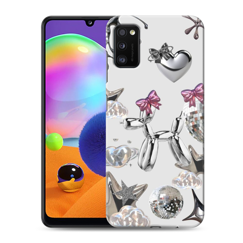 Силиконовый противоударный чехол на Samsung Galaxy A41 с принтом Y2K Силиконовый противоударный чехол на Samsung Galaxy A41 с принтом Y2K
