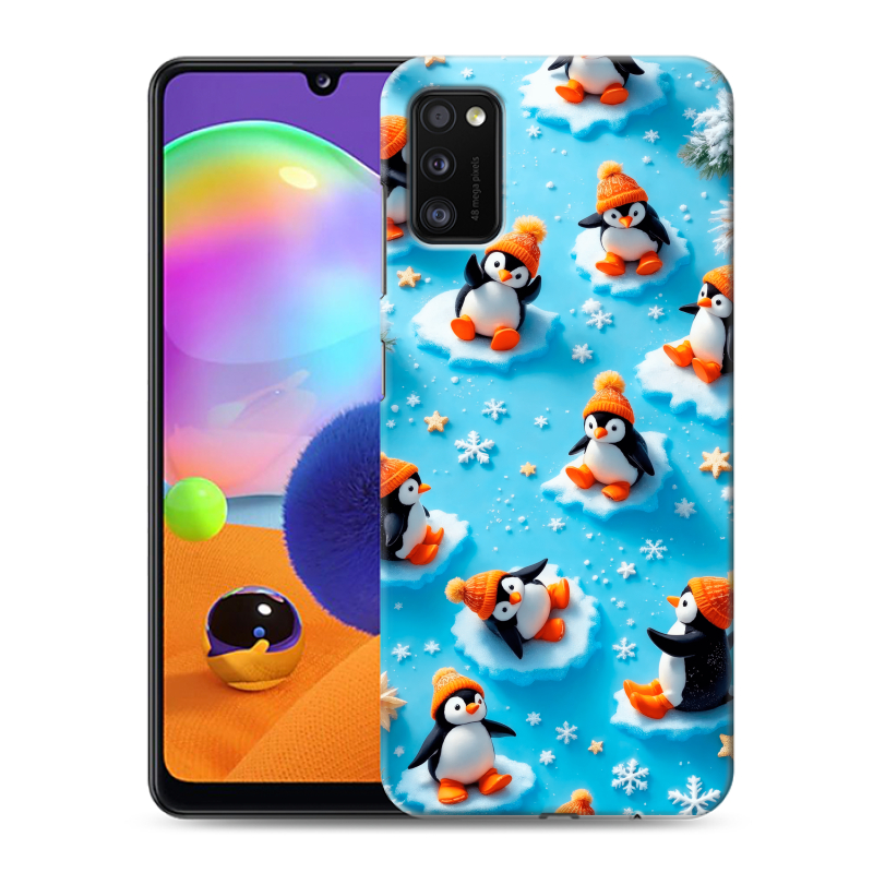 Силиконовый чехол на Samsung Galaxy A41 с принтом Новый год Силиконовый чехол на Samsung Galaxy A41 с принтом Новый год