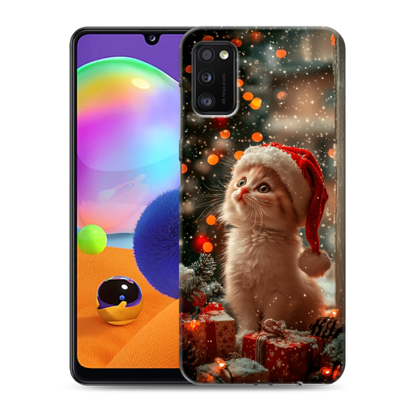 Силиконовый чехол на Samsung Galaxy A41 с принтом Новый год Силиконовый чехол на Samsung Galaxy A41 с принтом Новый год