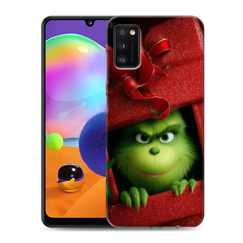 Силиконовый противоударный чехол на Samsung Galaxy A41 с принтом Новый год Силиконовый противоударный чехол на Samsung Galaxy A41 с принтом Новый год