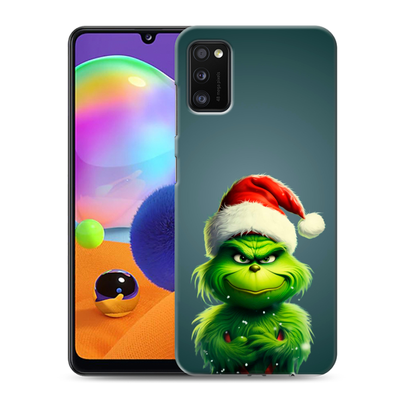 Силиконовый противоударный чехол на Samsung Galaxy A41 с принтом Новый год Силиконовый противоударный чехол на Samsung Galaxy A41 с принтом Новый год