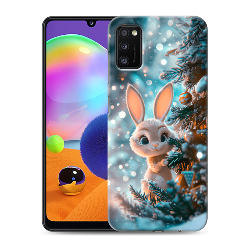 Силиконовый чехол на Samsung Galaxy A41 с принтом Новый год Силиконовый чехол на Samsung Galaxy A41 с принтом Новый год