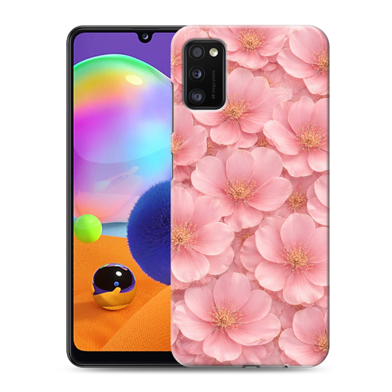 Силиконовый противоударный чехол на Samsung Galaxy A41 с принтом женский Силиконовый противоударный чехол на Samsung Galaxy A41 с принтом женский