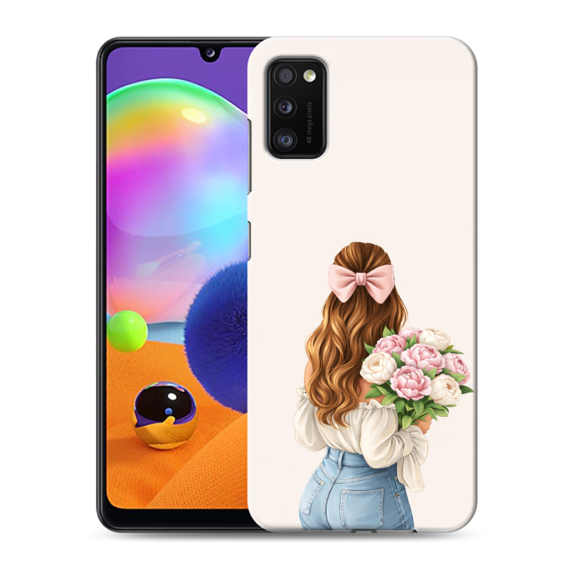 Силиконовый чехол на Samsung Galaxy A41 с принтом женский Силиконовый чехол на Samsung Galaxy A41 с принтом женский