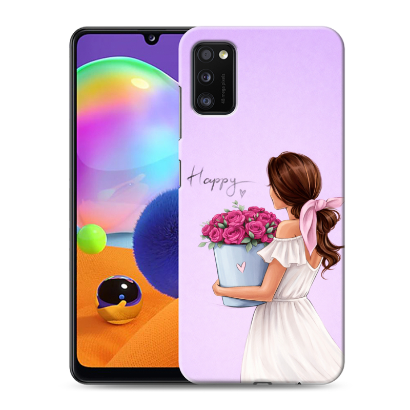 Силиконовый чехол на Samsung Galaxy A41 с принтом женский Силиконовый чехол на Samsung Galaxy A41 с принтом женский