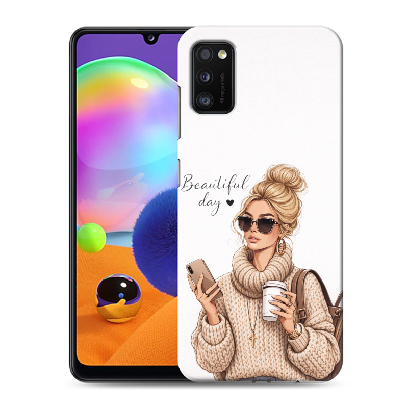 Силиконовый чехол на Samsung Galaxy A41 с принтом женский Силиконовый чехол на Samsung Galaxy A41 с принтом женский