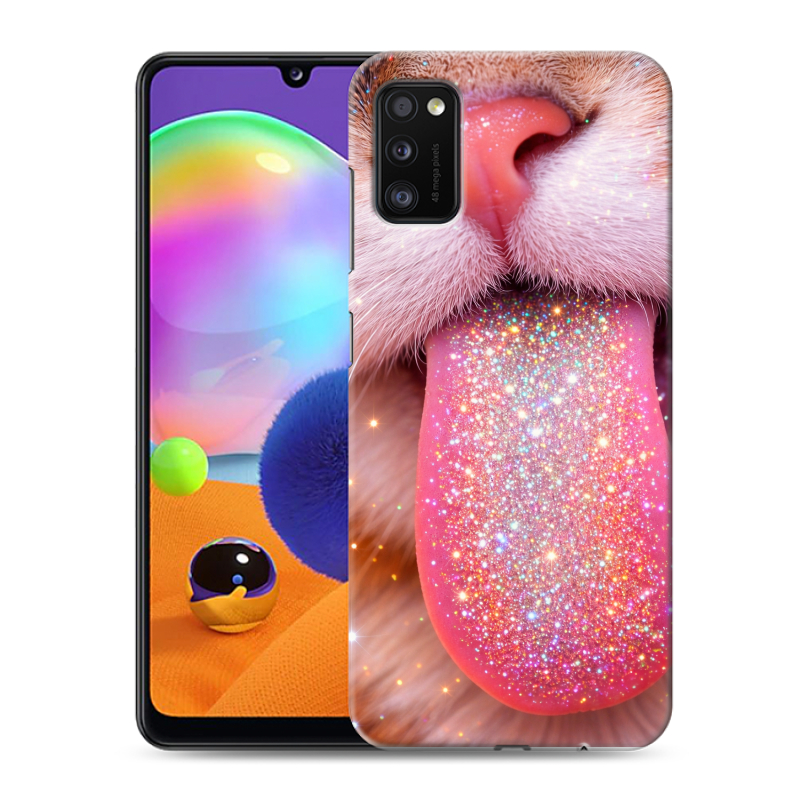 Силиконовый противоударный чехол на Samsung Galaxy A41 с принтом для девочек Силиконовый противоударный чехол на Samsung Galaxy A41 с принтом для девочек