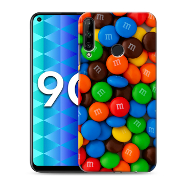 Силиконовый чехол на Huawei Honor 9C с принтом Конфеты Силиконовый чехол на Huawei Honor 9C с принтом Конфеты