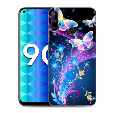 Силиконовый чехол на Huawei Honor 9C с принтом Бабочки