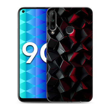 Силиконовый чехол на Huawei Honor 9C с принтом Абстракция