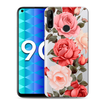 Силиконовый чехол на Huawei Honor 9C с принтом Розы