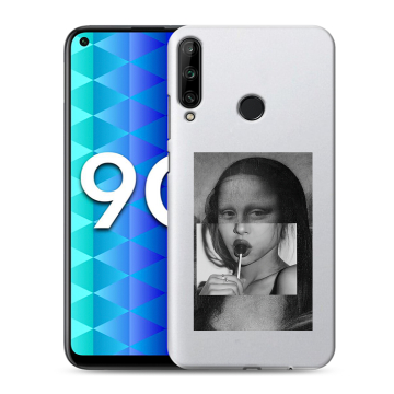 Силиконовый чехол на Huawei Honor 9C с принтом Мона Лиза