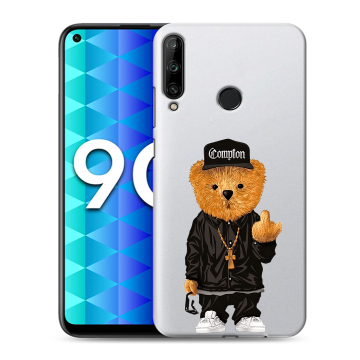 Силиконовый чехол на Huawei Honor 9C с принтом Плюшевый медведь