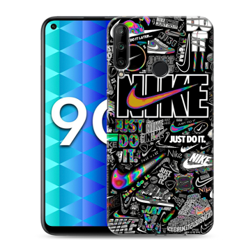 Силиконовый чехол на Huawei Honor 9C с принтом Найк