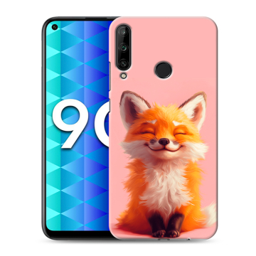 Силиконовый чехол на Huawei Honor 9C с принтом милая лиса