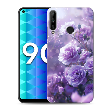 Силиконовый чехол на Huawei Honor 9C с принтом Розы цветы