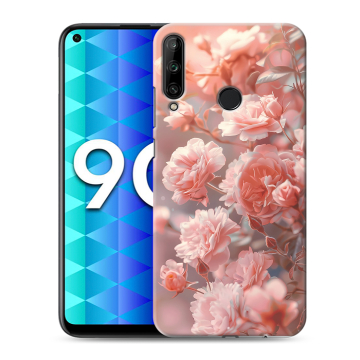Силиконовый чехол на Huawei Honor 9C с принтом Розовые розы