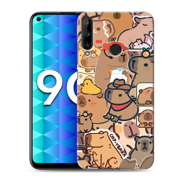 Силиконовый чехол на Huawei Honor 9C с принтом капибара