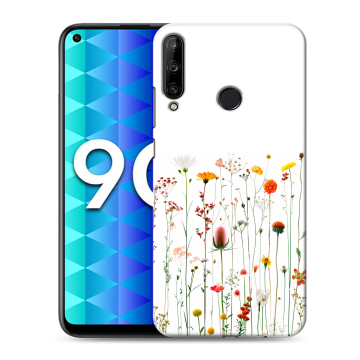 Силиконовый чехол на Huawei Honor 9C с принтом цветы