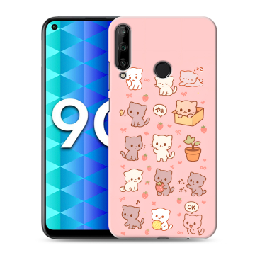 Силиконовый чехол на Huawei Honor 9C с принтом Hello Kitty Хелоу Кити