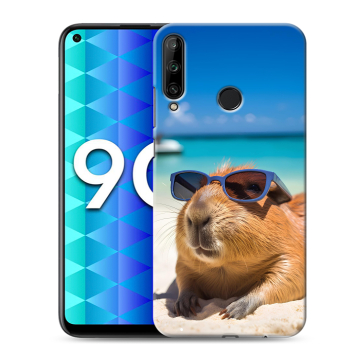 Силиконовый чехол на Huawei Honor 9C с принтом Капибара