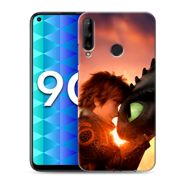 Силиконовый чехол на Huawei Honor 9C с принтом Как приручить дракона